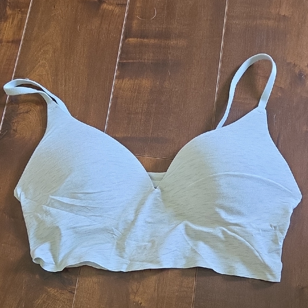PINK Light Gray Bralette